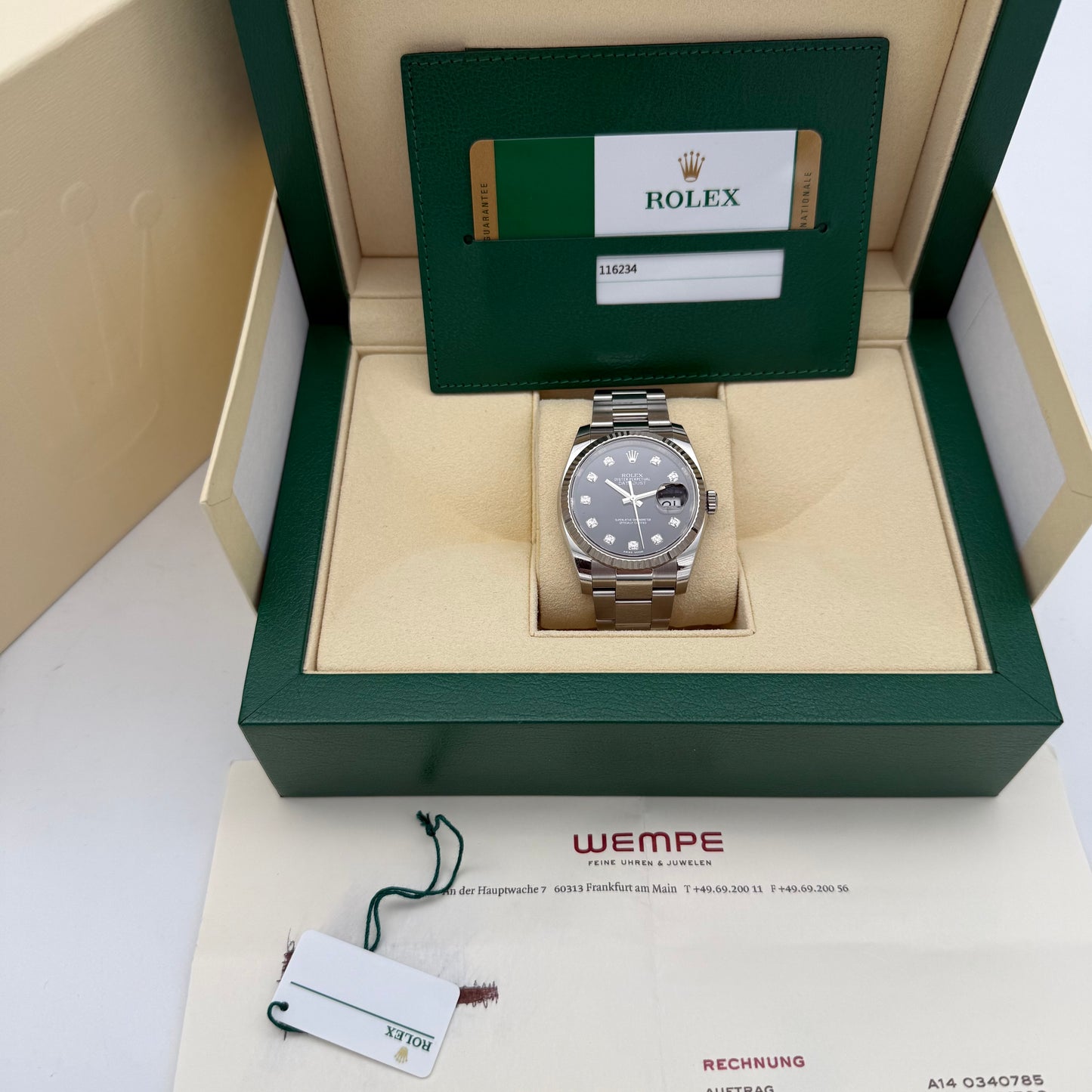 Datejust 36, Diamanten
