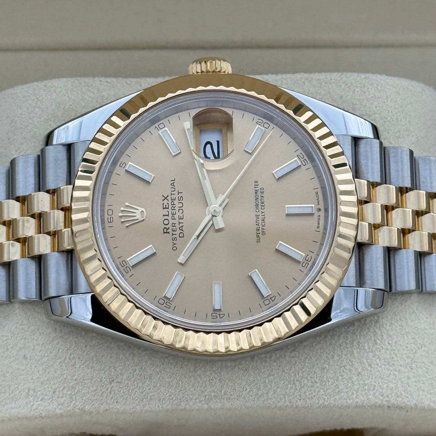 Datejust 41, Stahlgold
