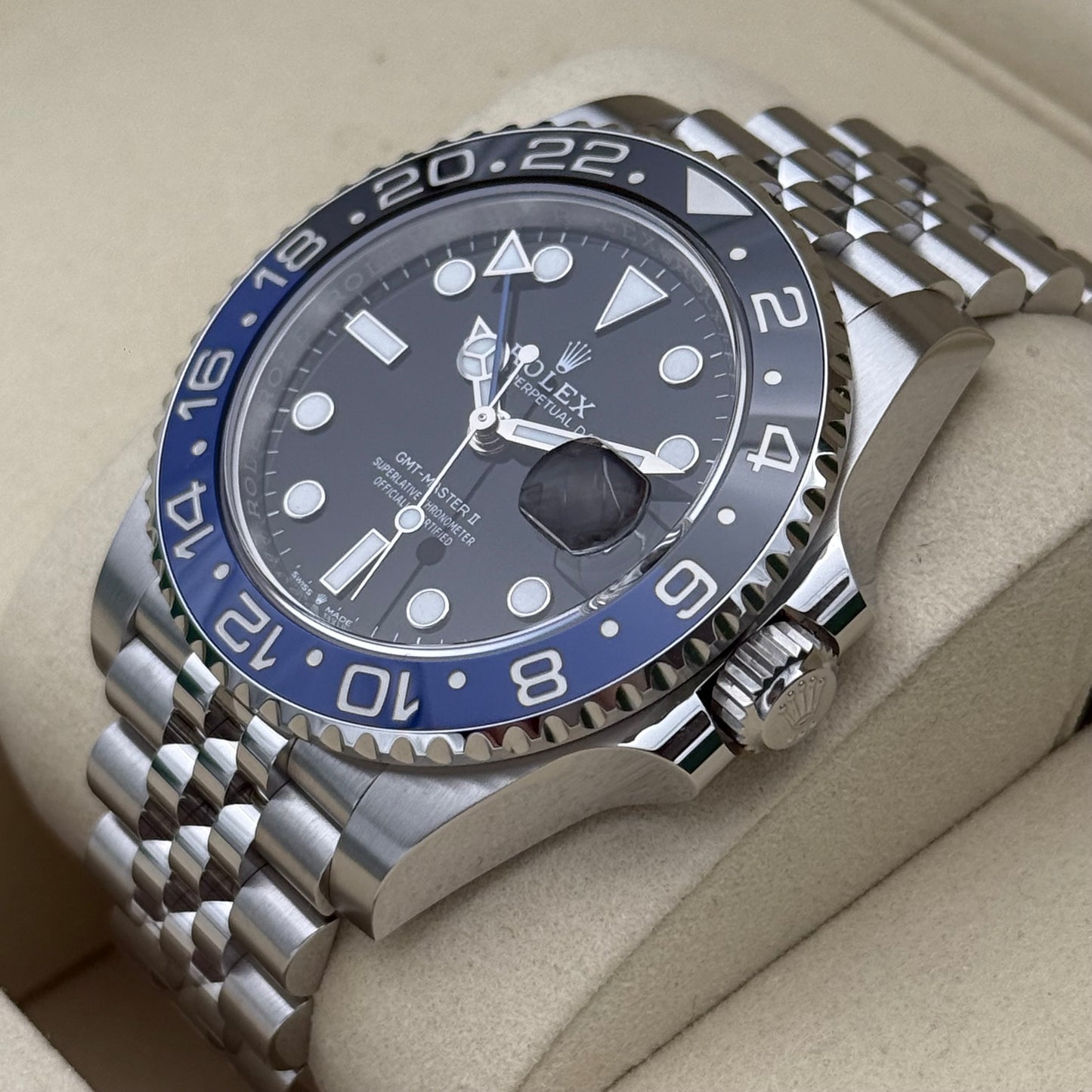 Rolex GMT Master II „Batgirl“ ungetragen