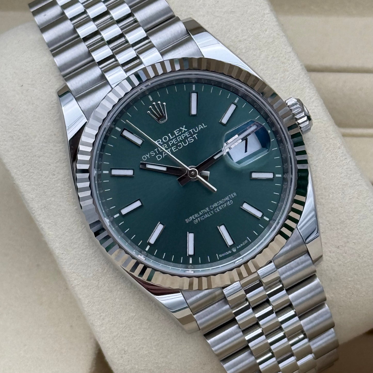 Datejust 36, Mintgrün