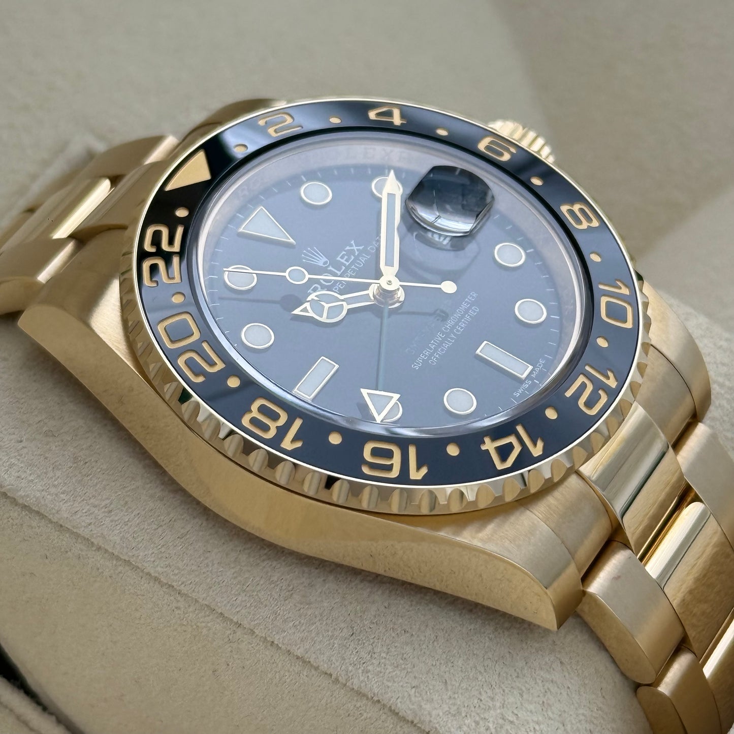 GMT Master II Vollgold, ungetragen