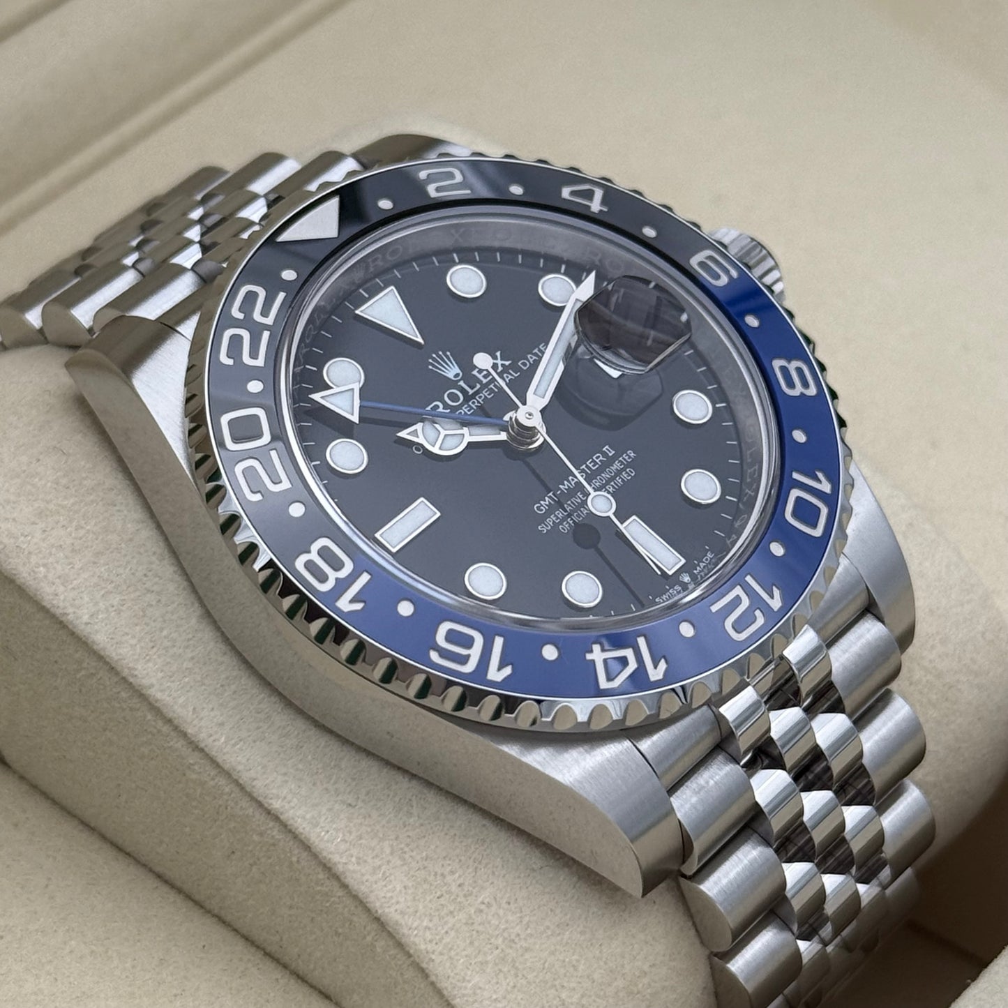 Rolex GMT Master II „Batgirl“ ungetragen