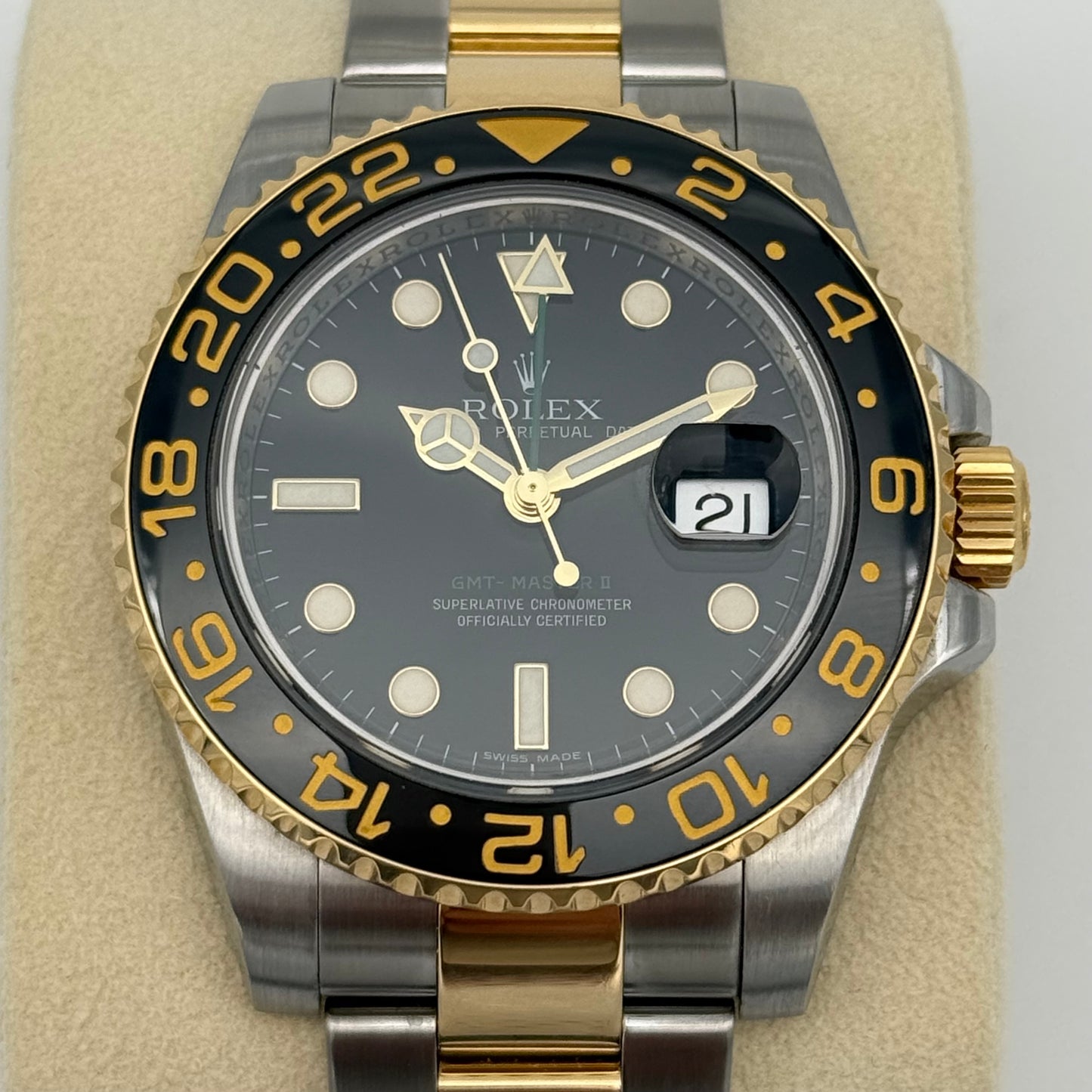 GMT Master II Stahlgold