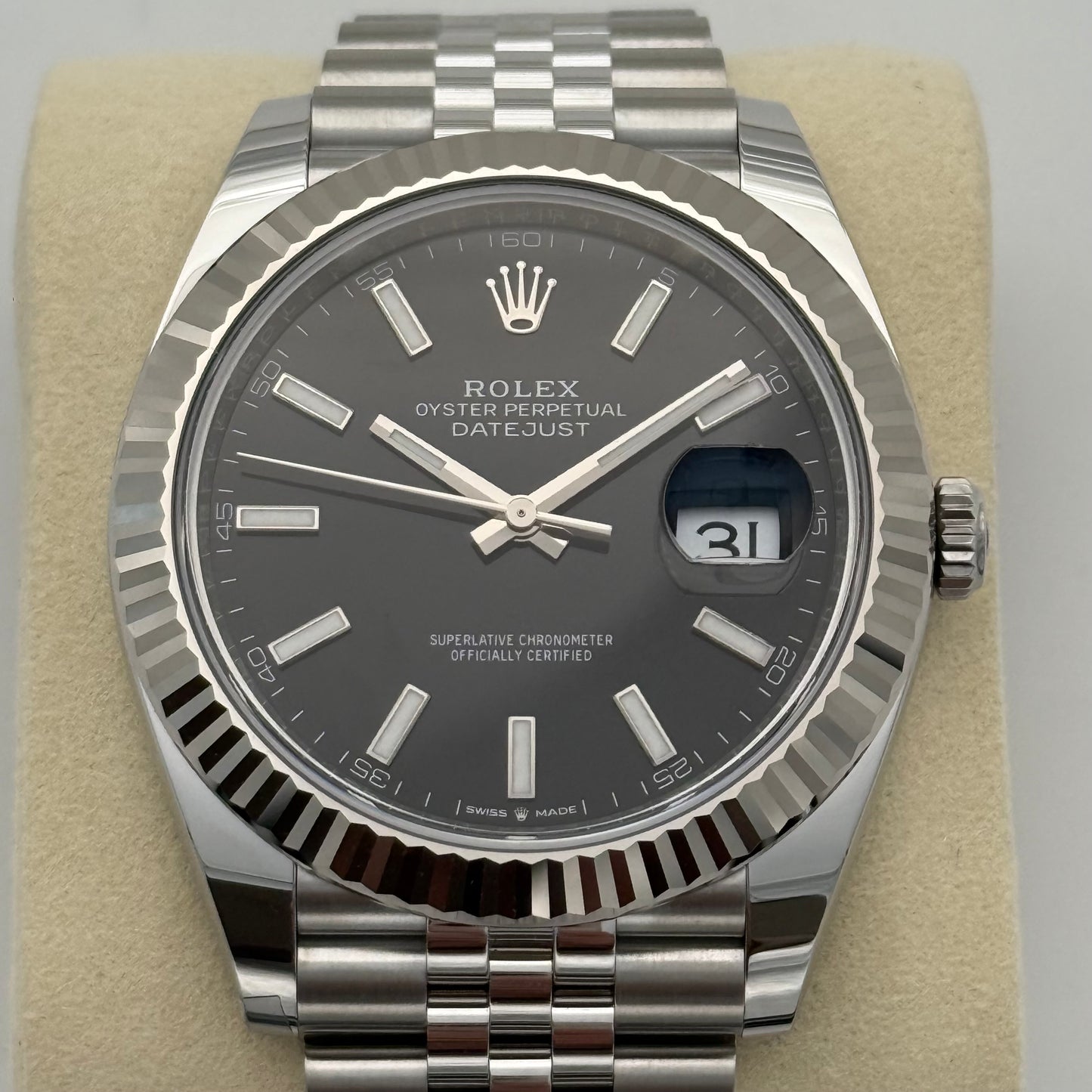 Datejust 41, jubilee, ungetragen