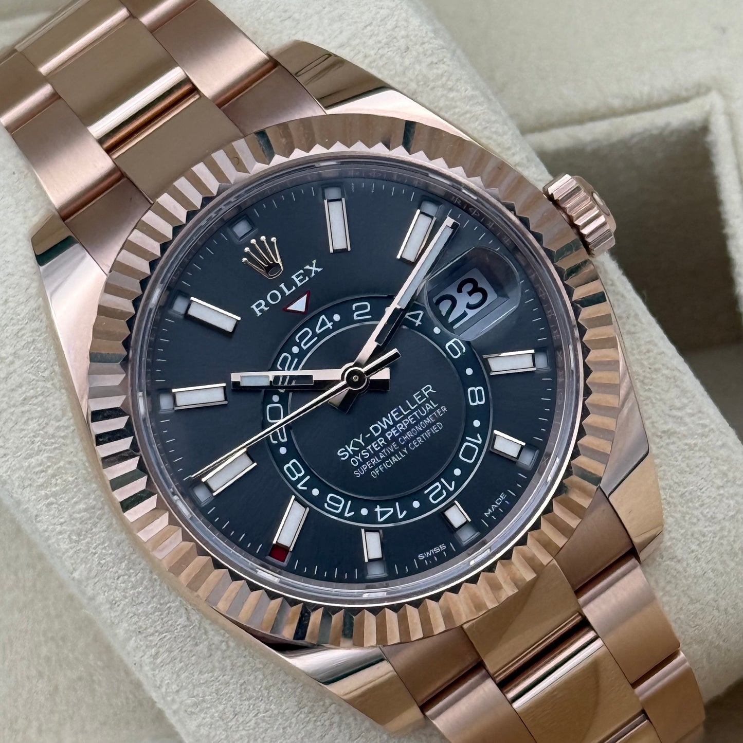 Sky Dweller Roségold, Rhodium