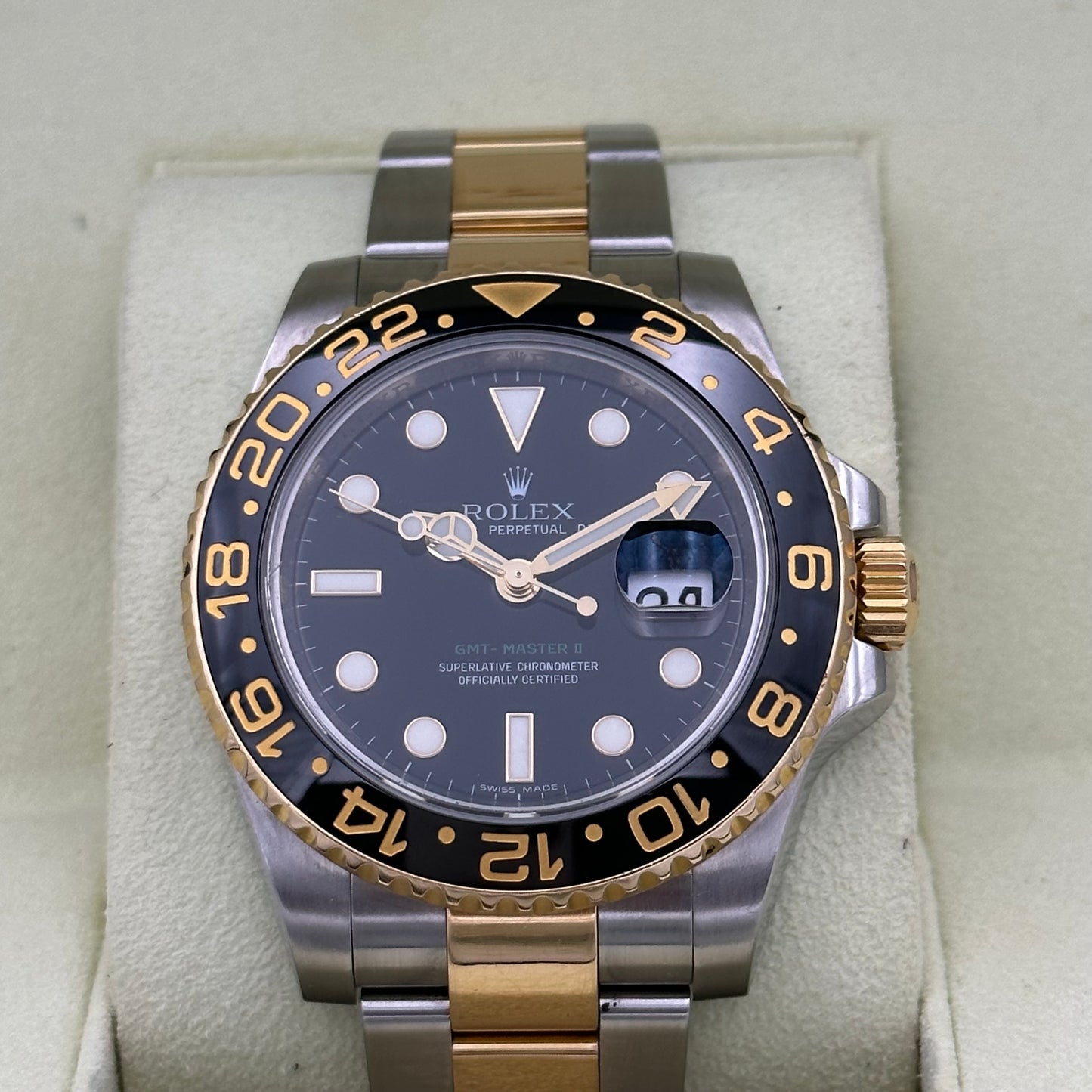 GMT Master II „Stahlgold“