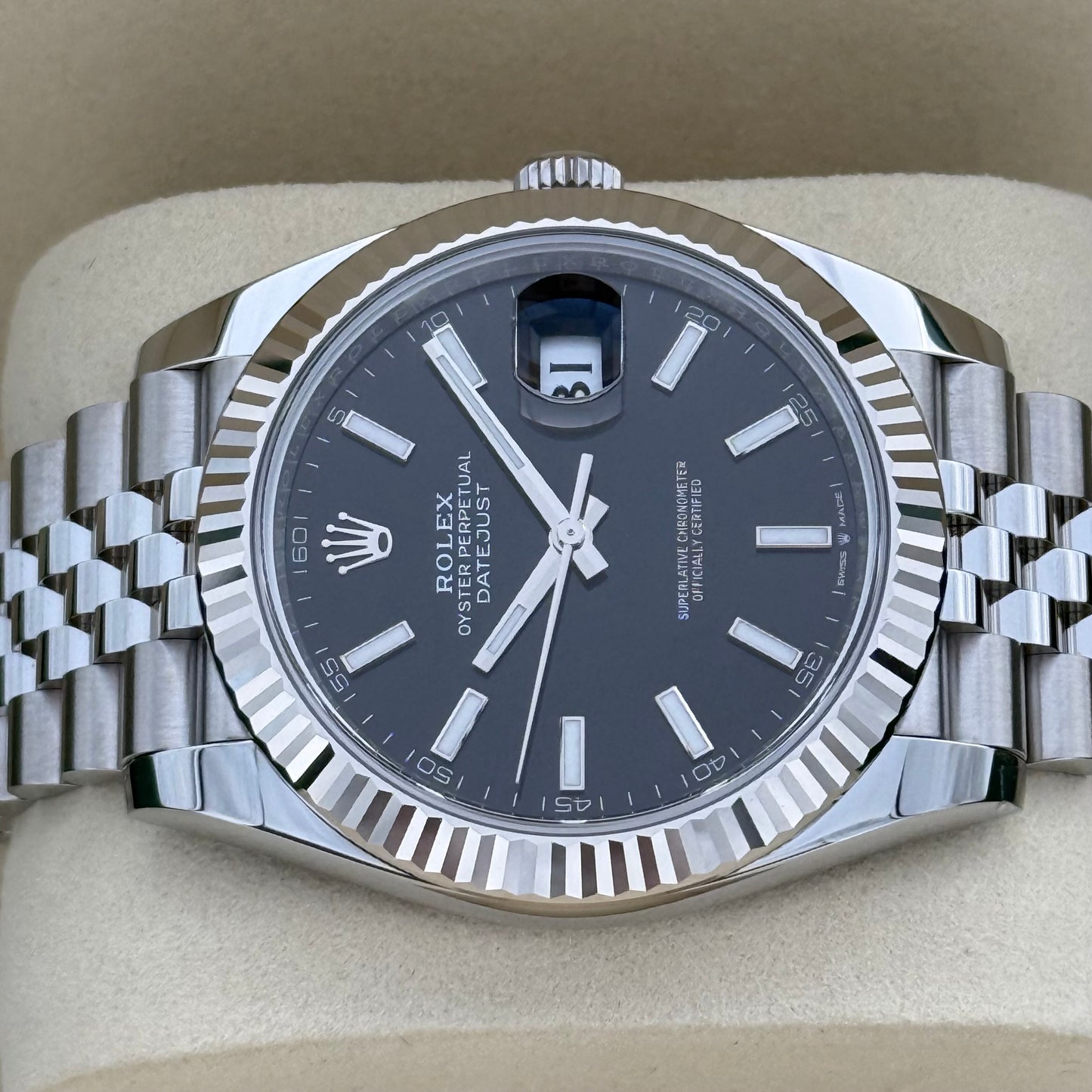 Datejust 41, jubilee, ungetragen