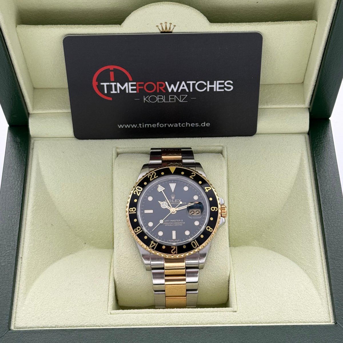 GMT Master II Stahlgold