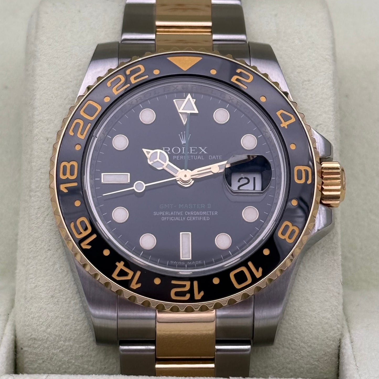GMT Master II Stahlgold