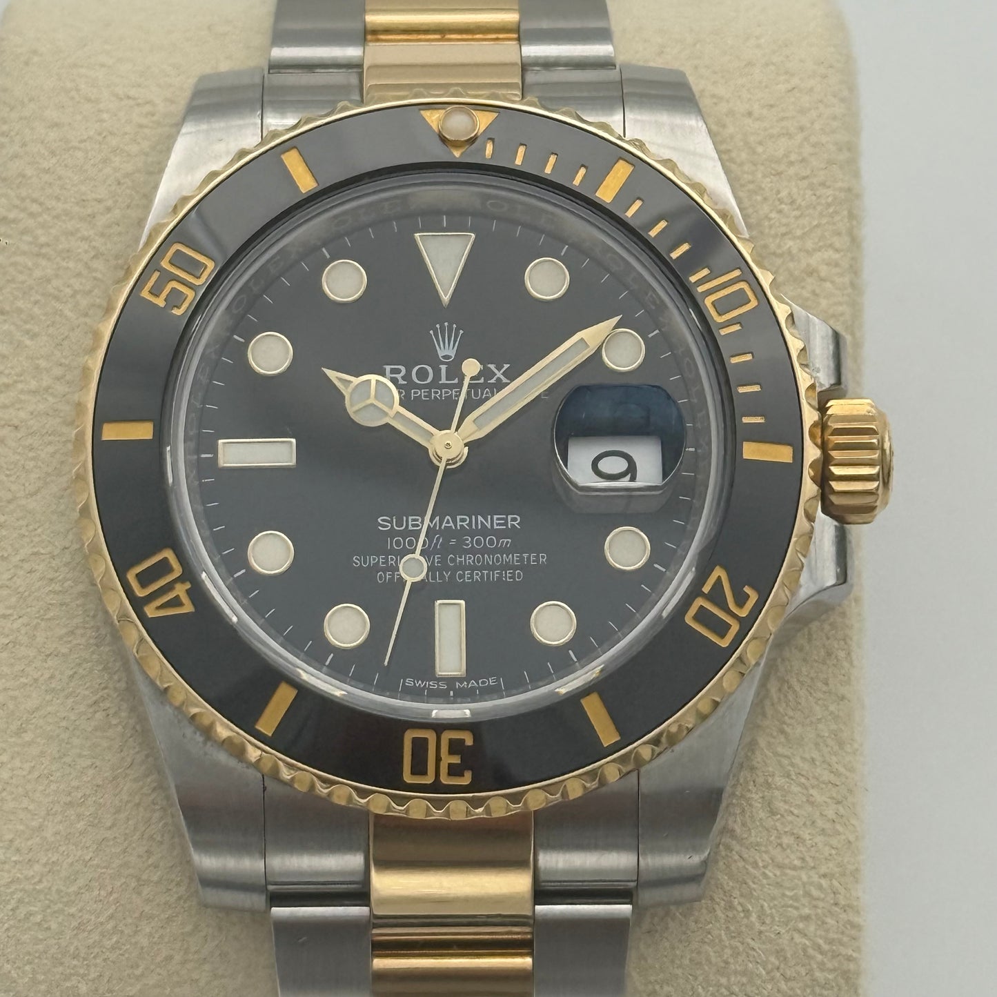 Submariner Date 40, Stahlgold