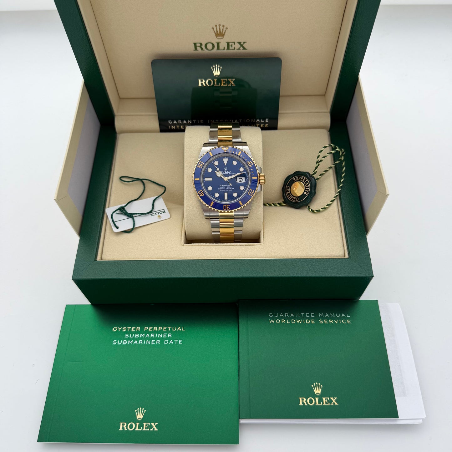 Submariner Date 41, Stahlgold