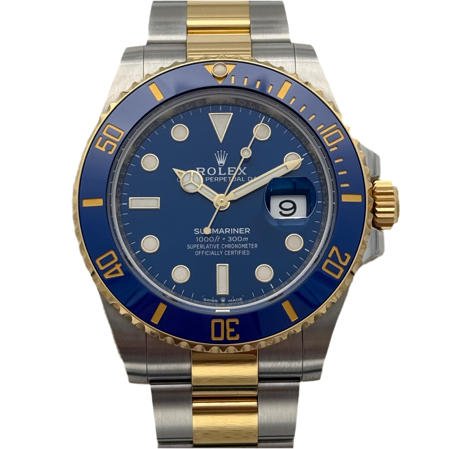 Submariner Date 41, Stahlgold