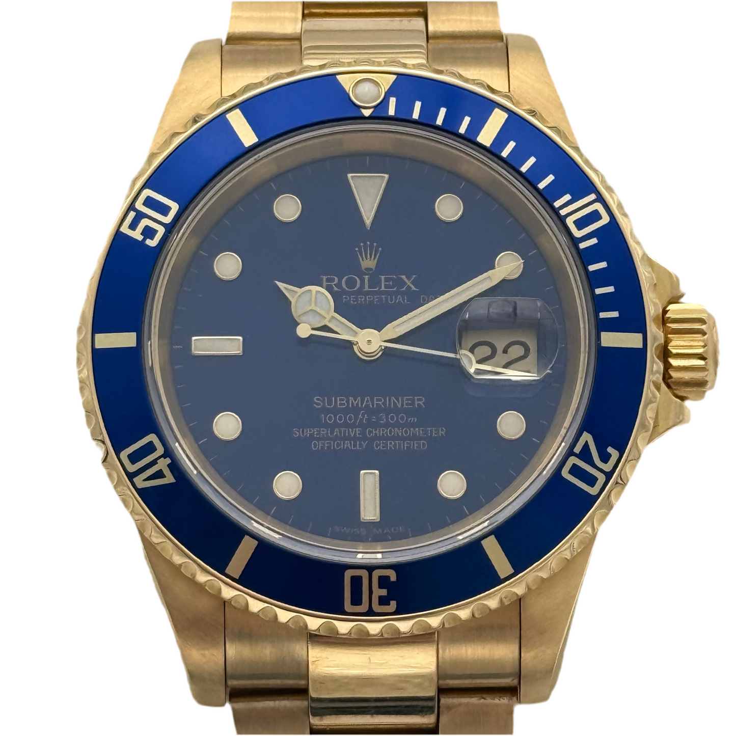 Submariner Date 40, Vollgold