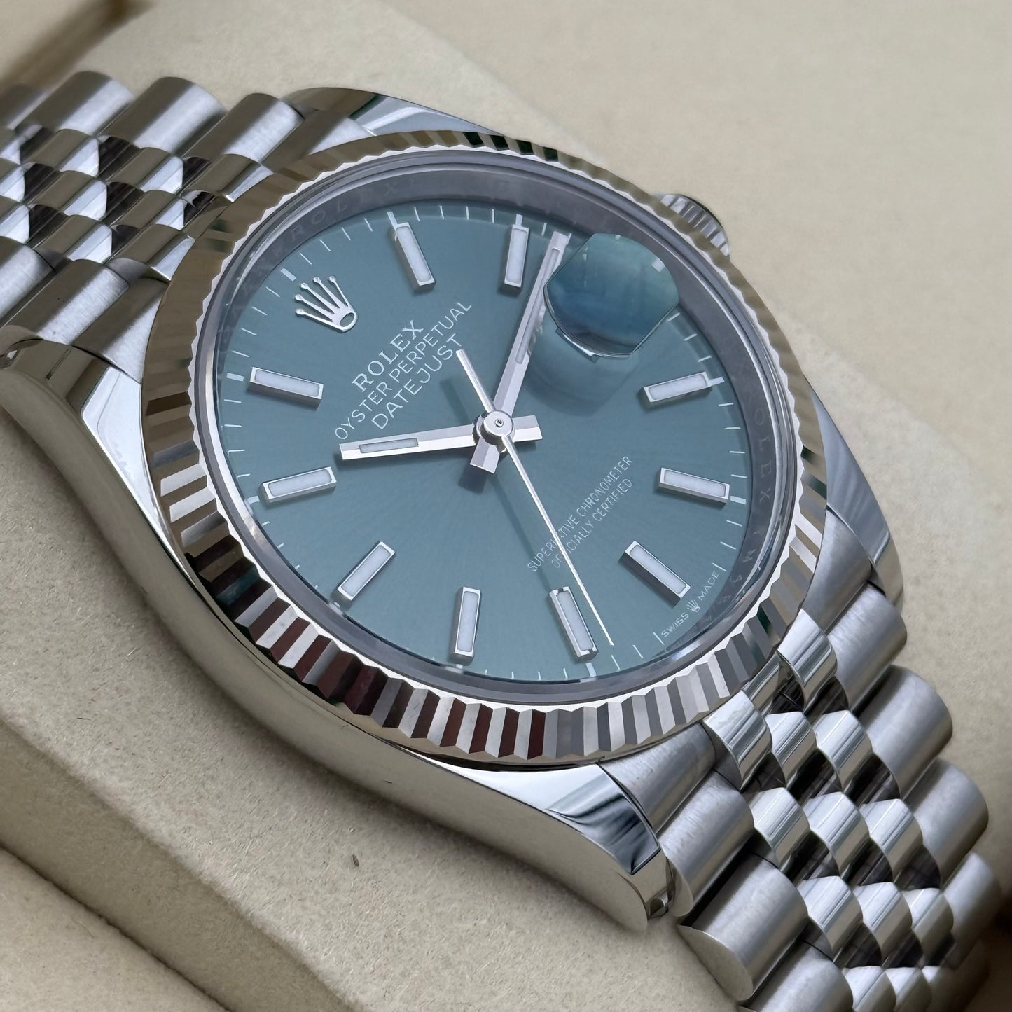 Datejust 36, Mintgrün