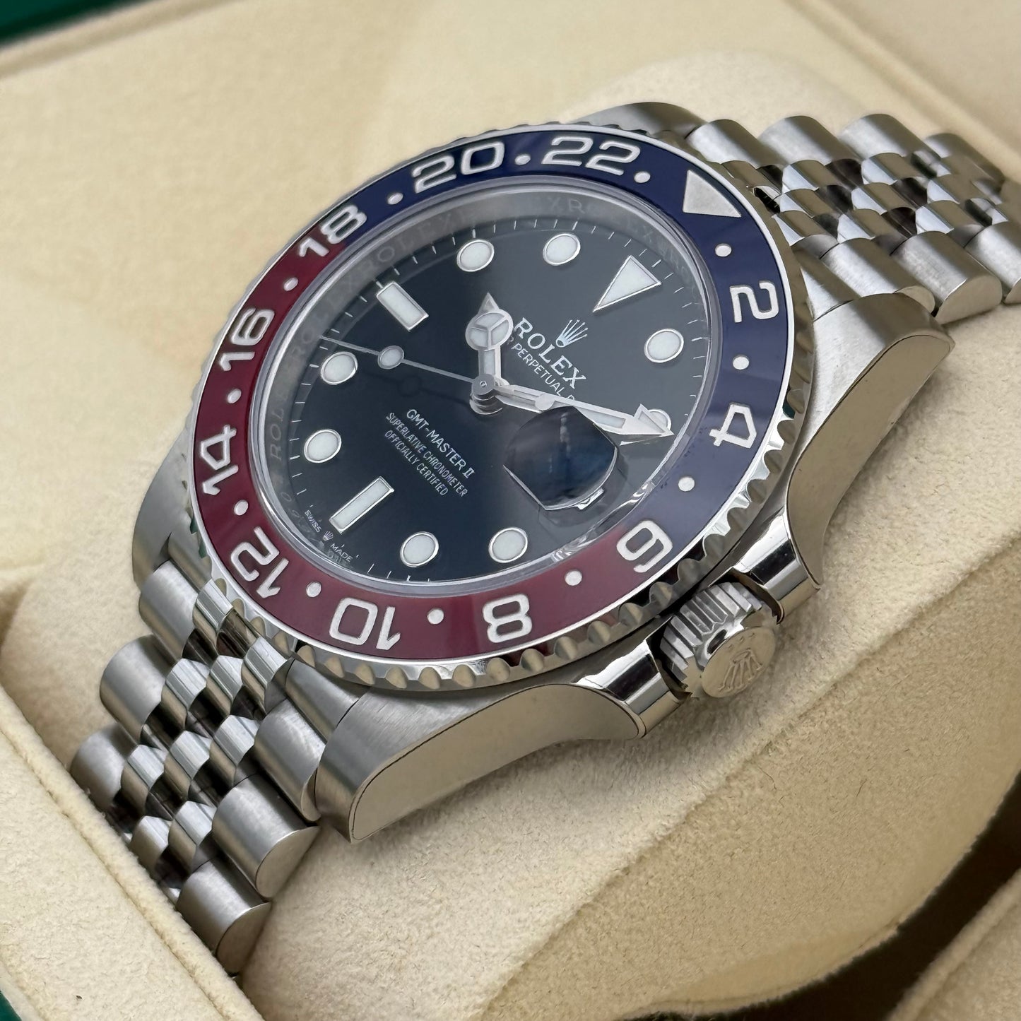 Rolex GMT Master II „Pepsi“ MK1 verklebt