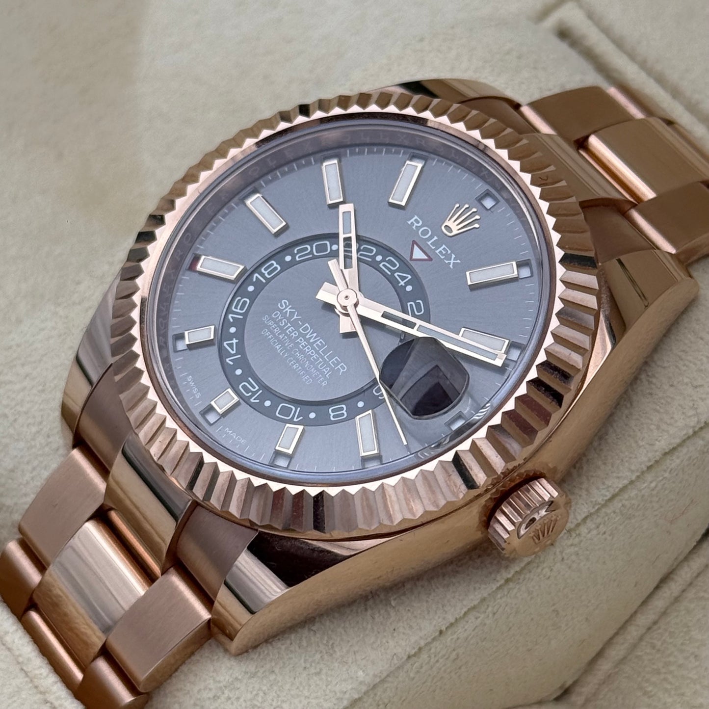Sky Dweller Roségold, Rhodium