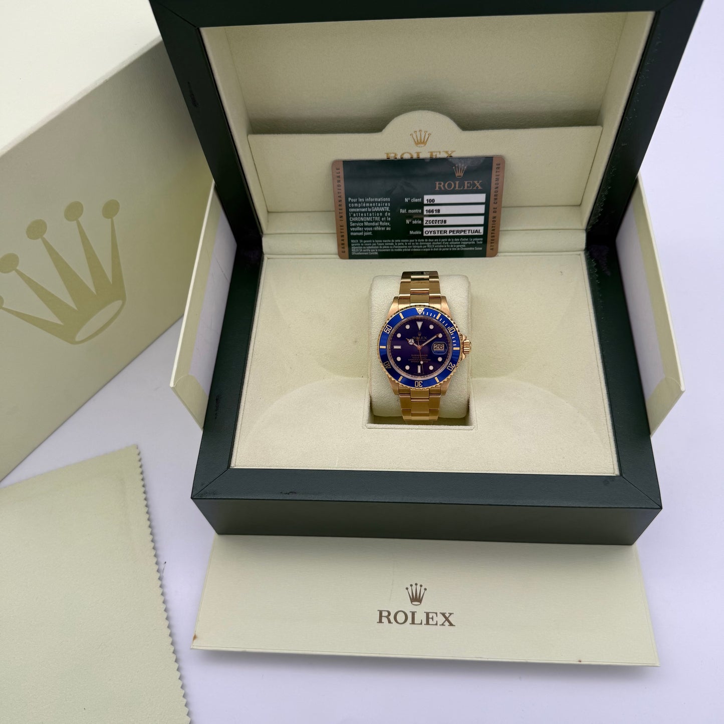 Submariner Date 40, Vollgold