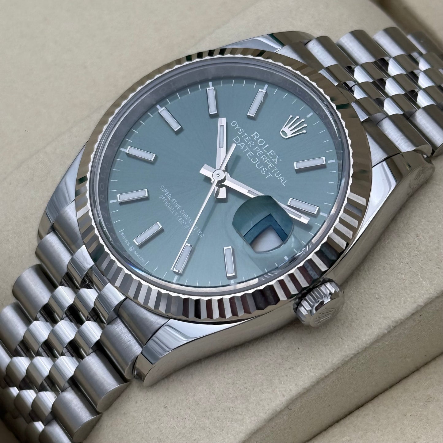 Datejust 36, Mintgrün