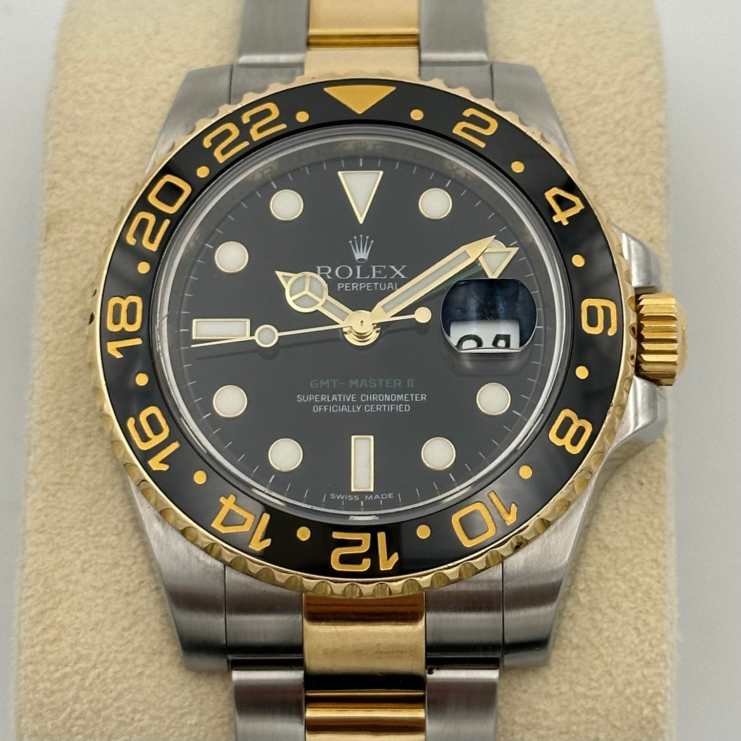GMT Master II „Stahlgold“
