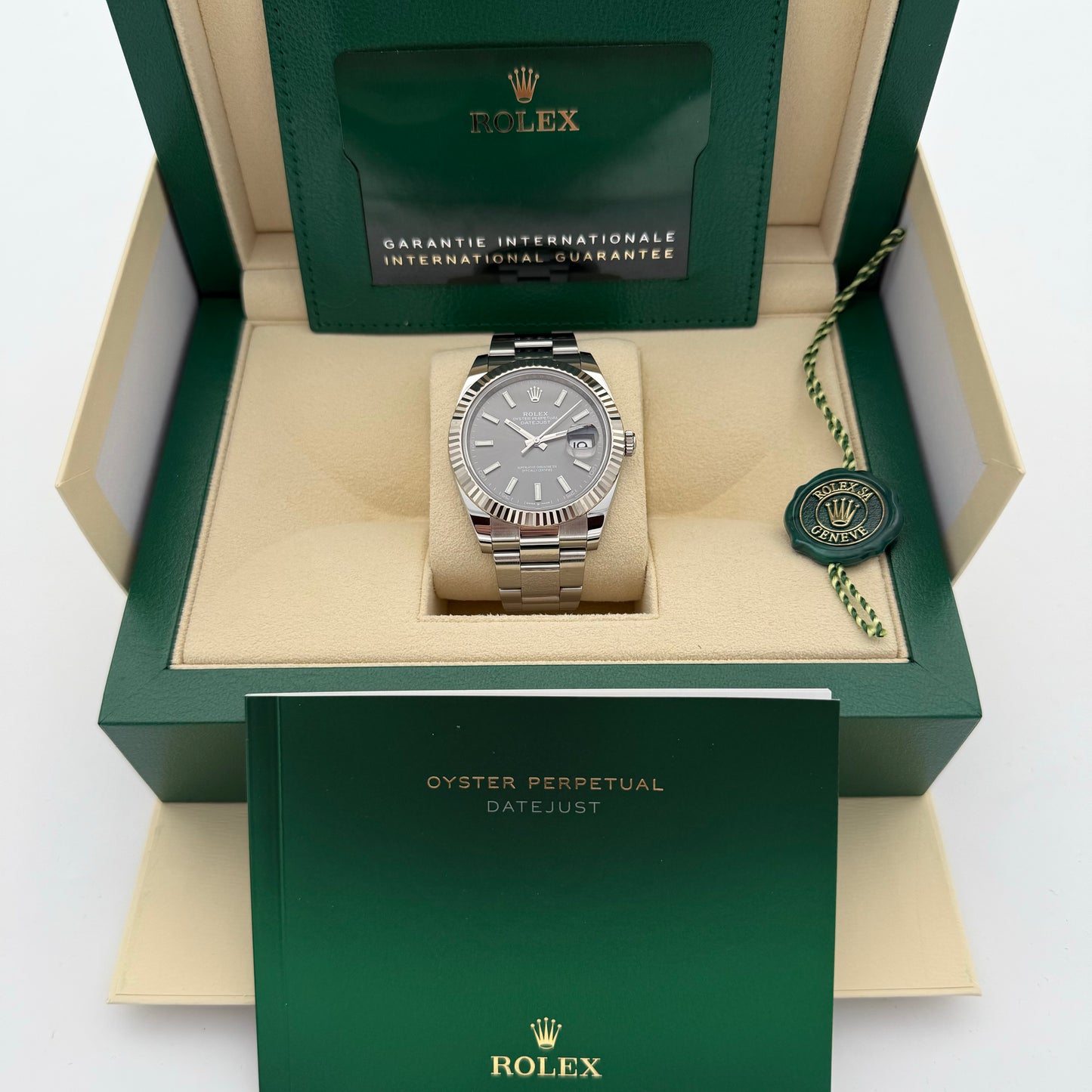 Datejust 41, Rhodium