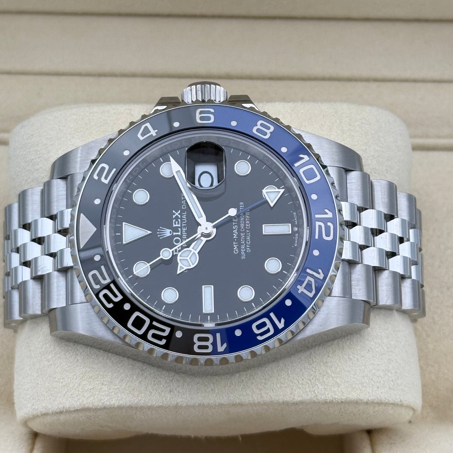 Rolex GMT Master II „Batgirl“, ungetragen