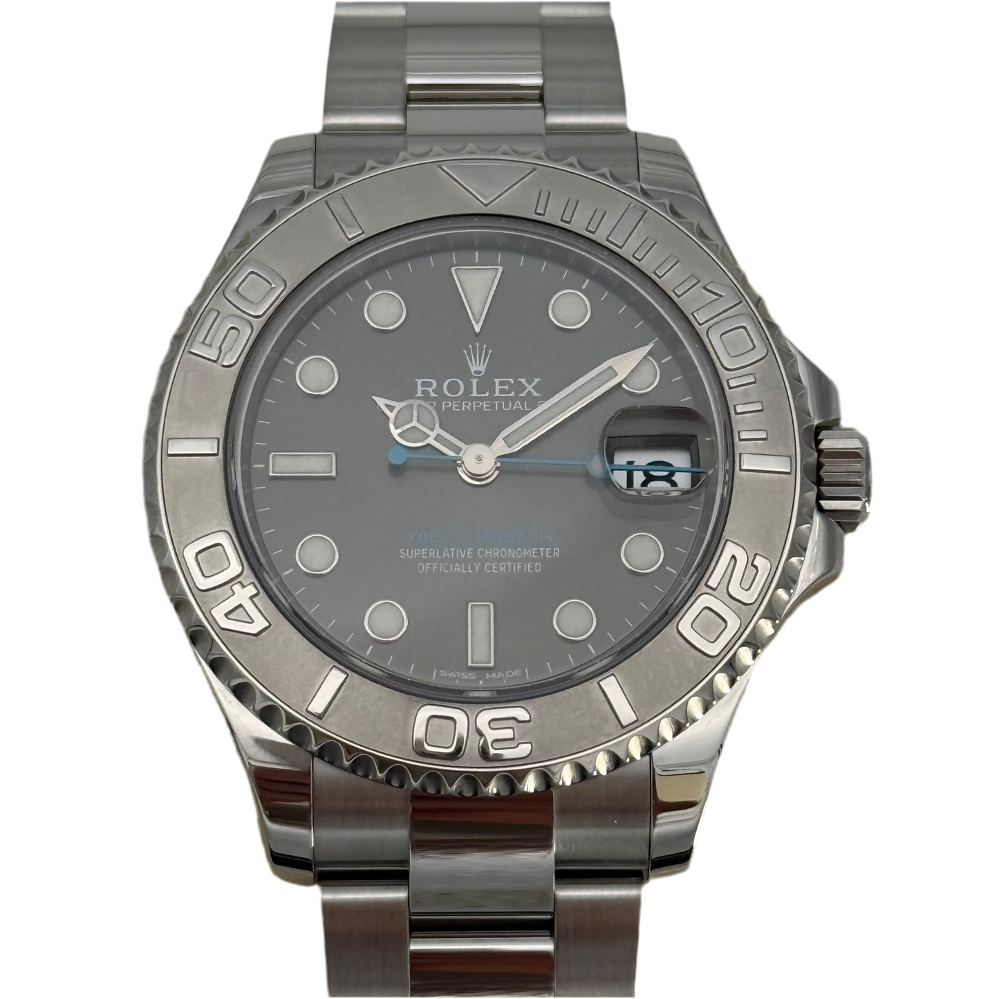 Rolex Yachtmaster 37, Rhodium