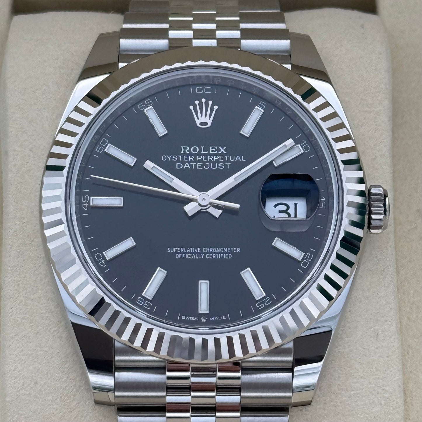 Datejust 41, jubilee, ungetragen