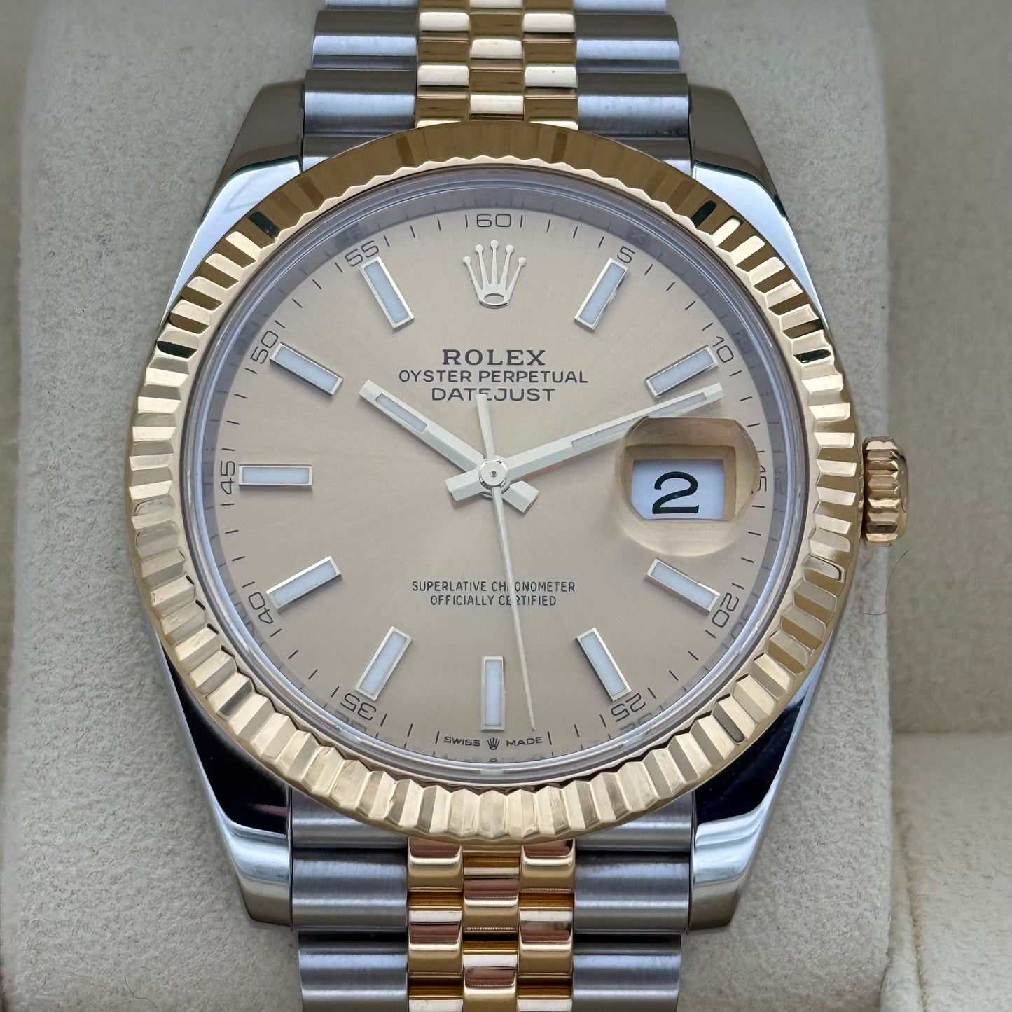 Datejust 41, Stahlgold