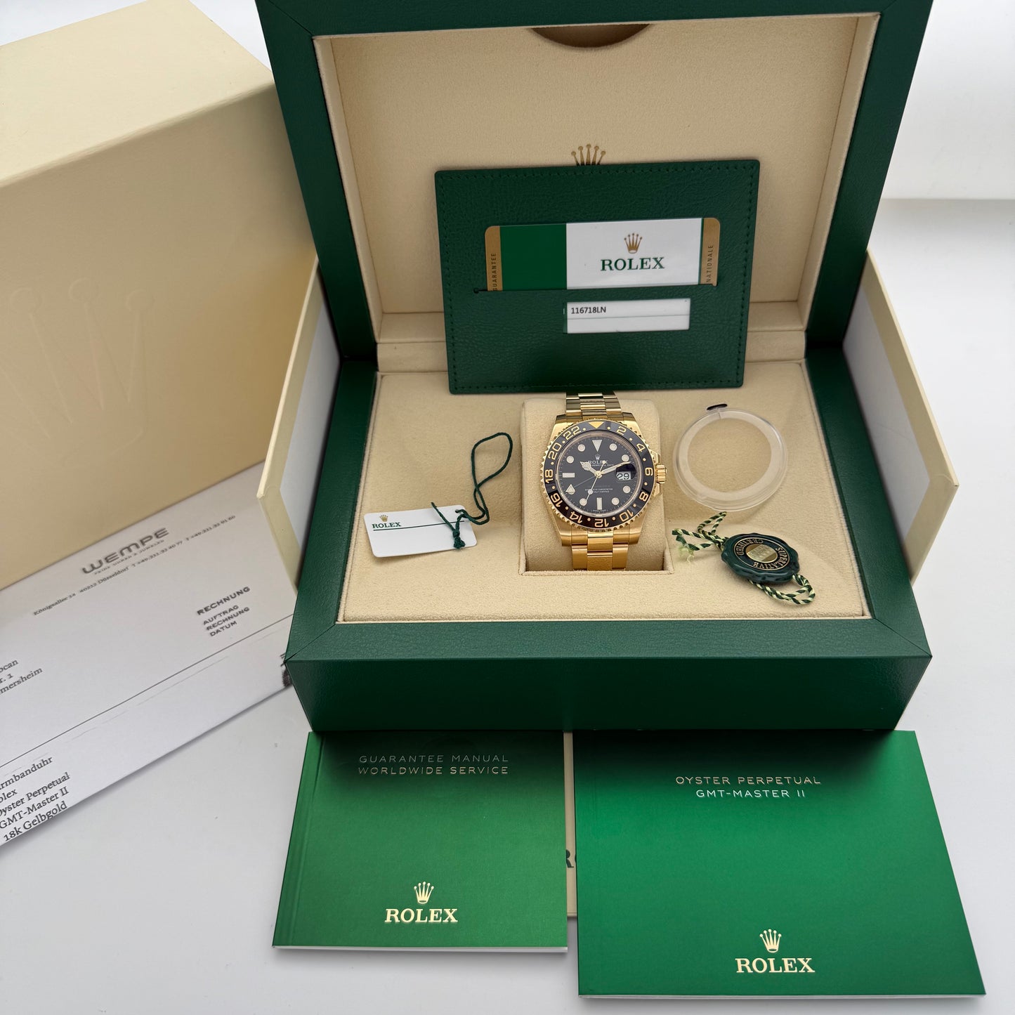 GMT Master II Vollgold, ungetragen