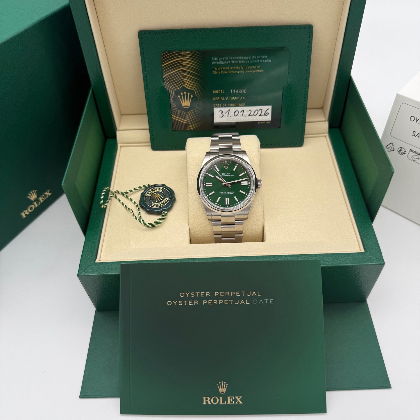 Oyster Perpetual 41 „Grün“