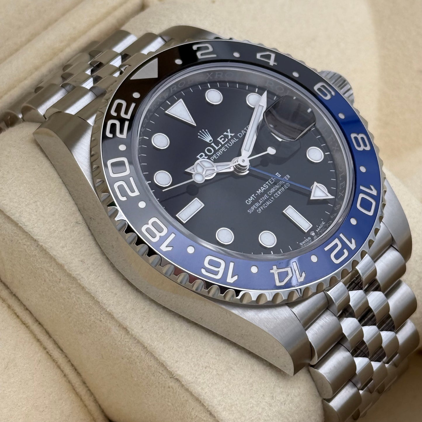Rolex GMT Master II „Batgirl“, ungetragen