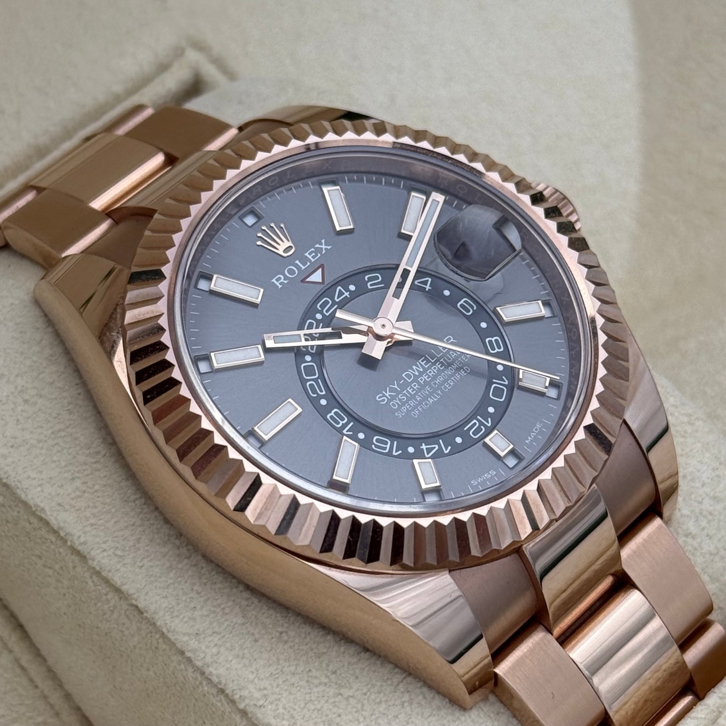 Sky Dweller Roségold, Rhodium