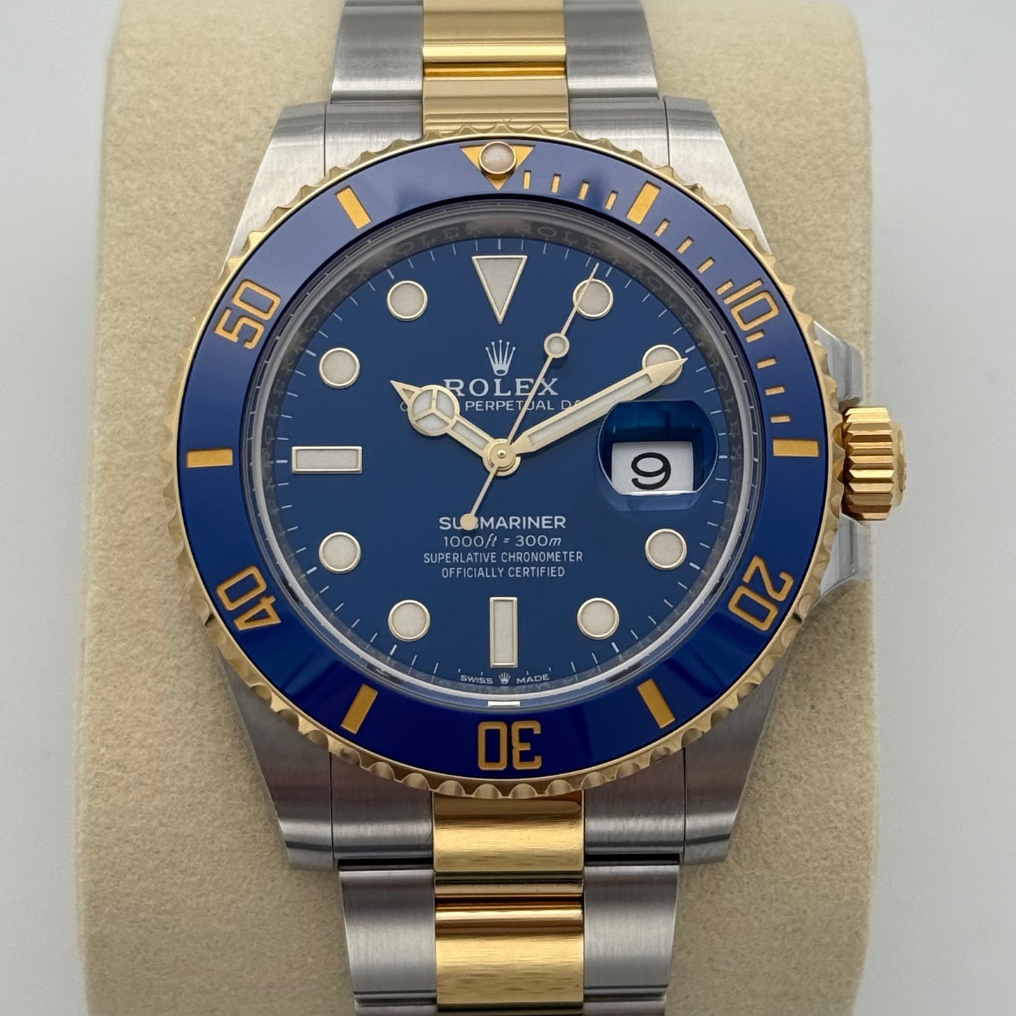 Submariner Date 41, Stahlgold