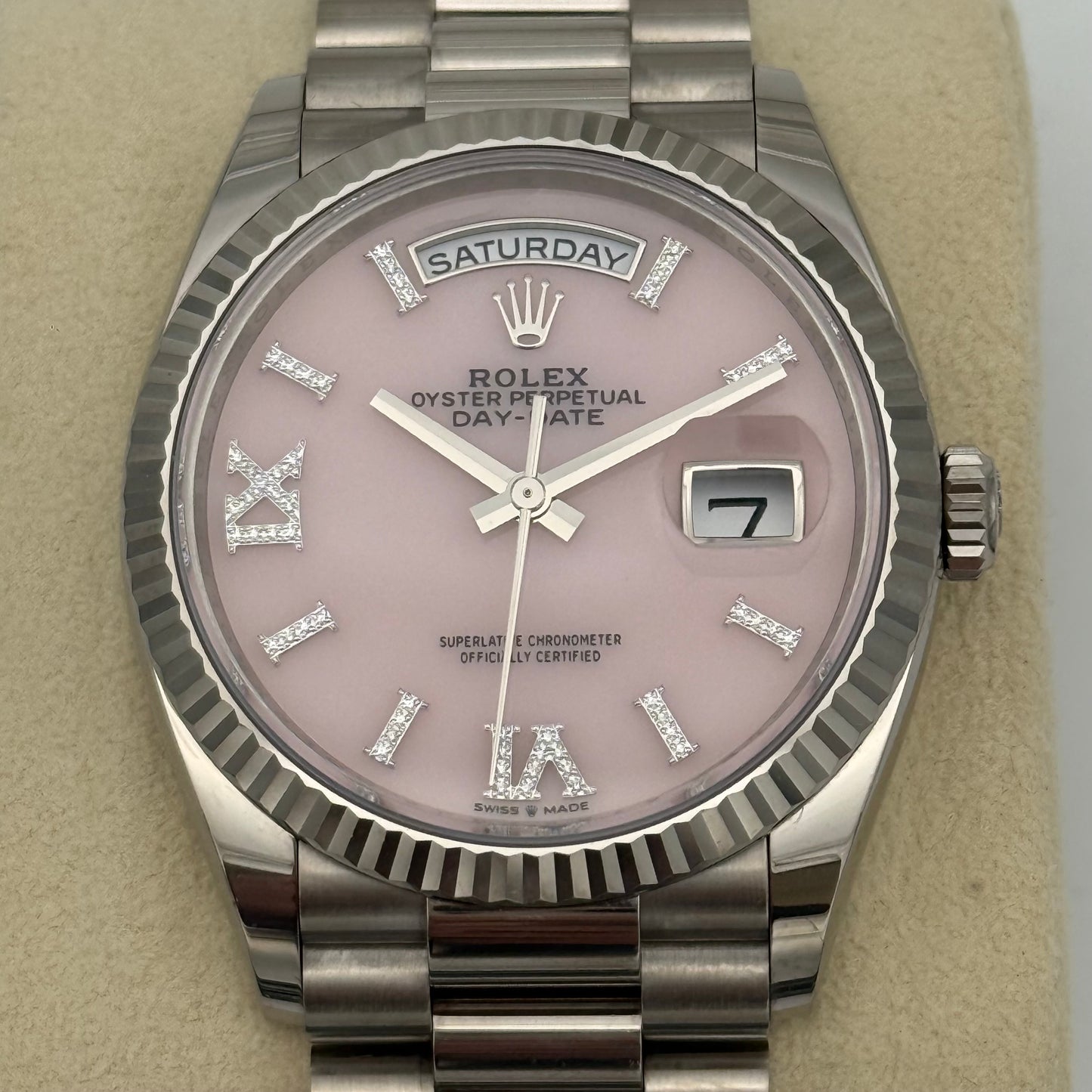 Day Date 36 „Opal Pink“