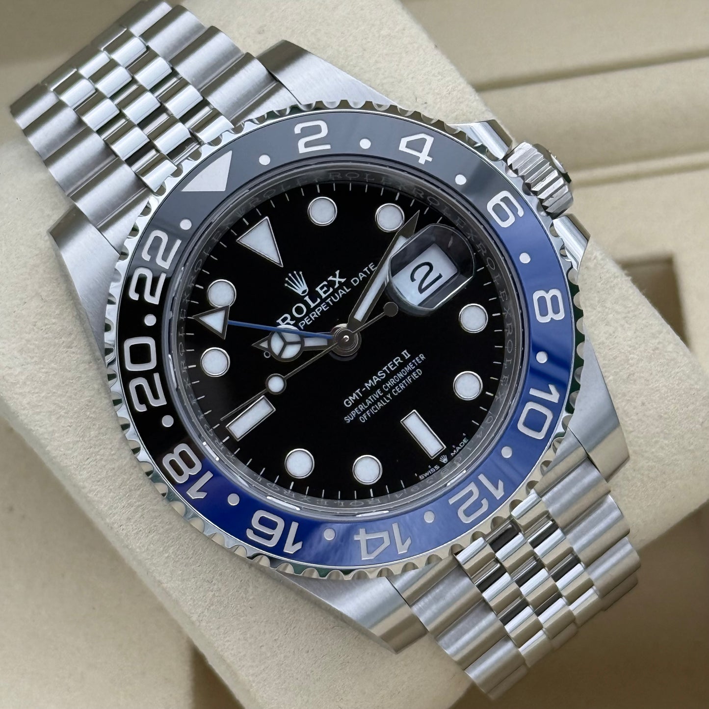 Rolex GMT Master II „Batgirl“ ungetragen
