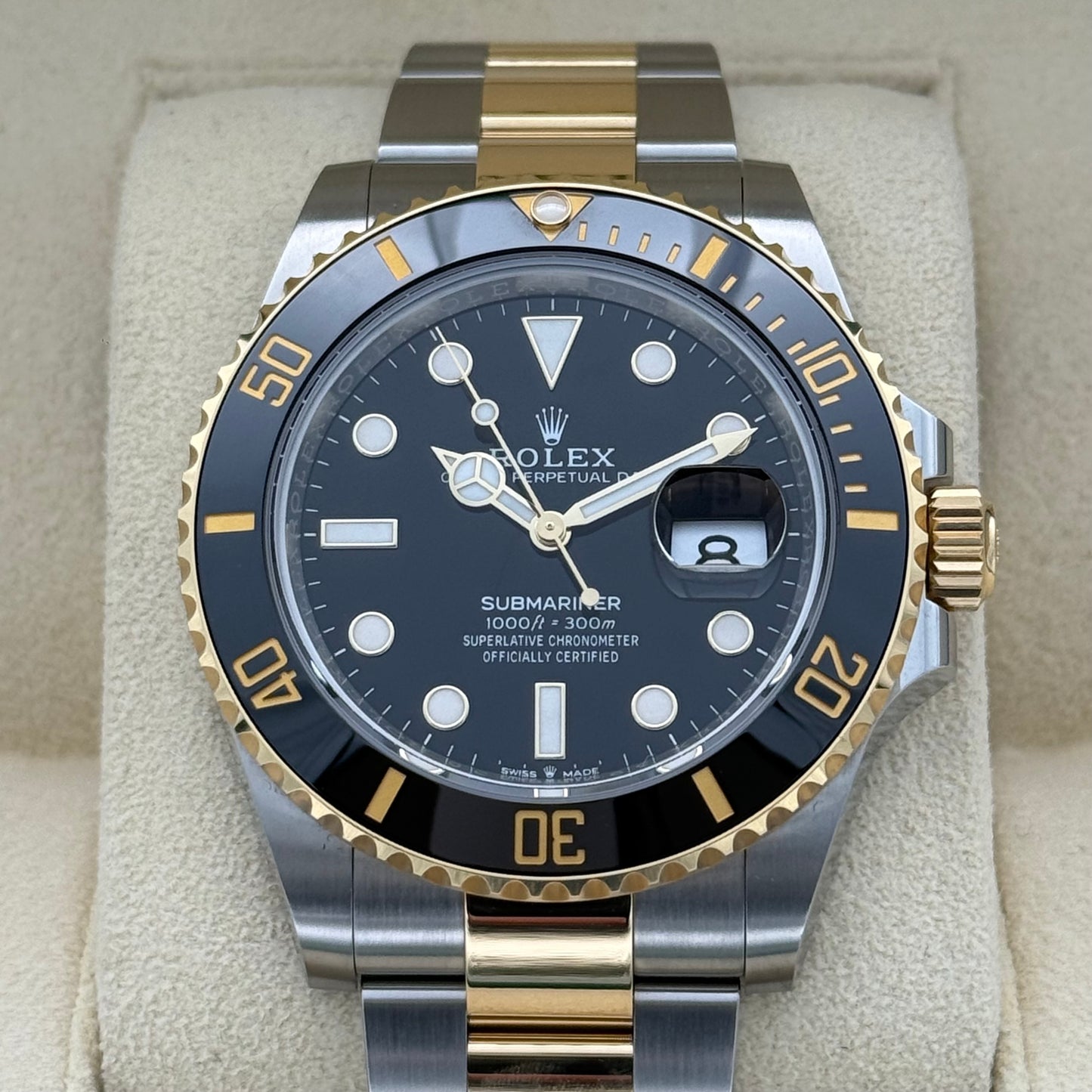 Submariner Date 41, Stahlgold