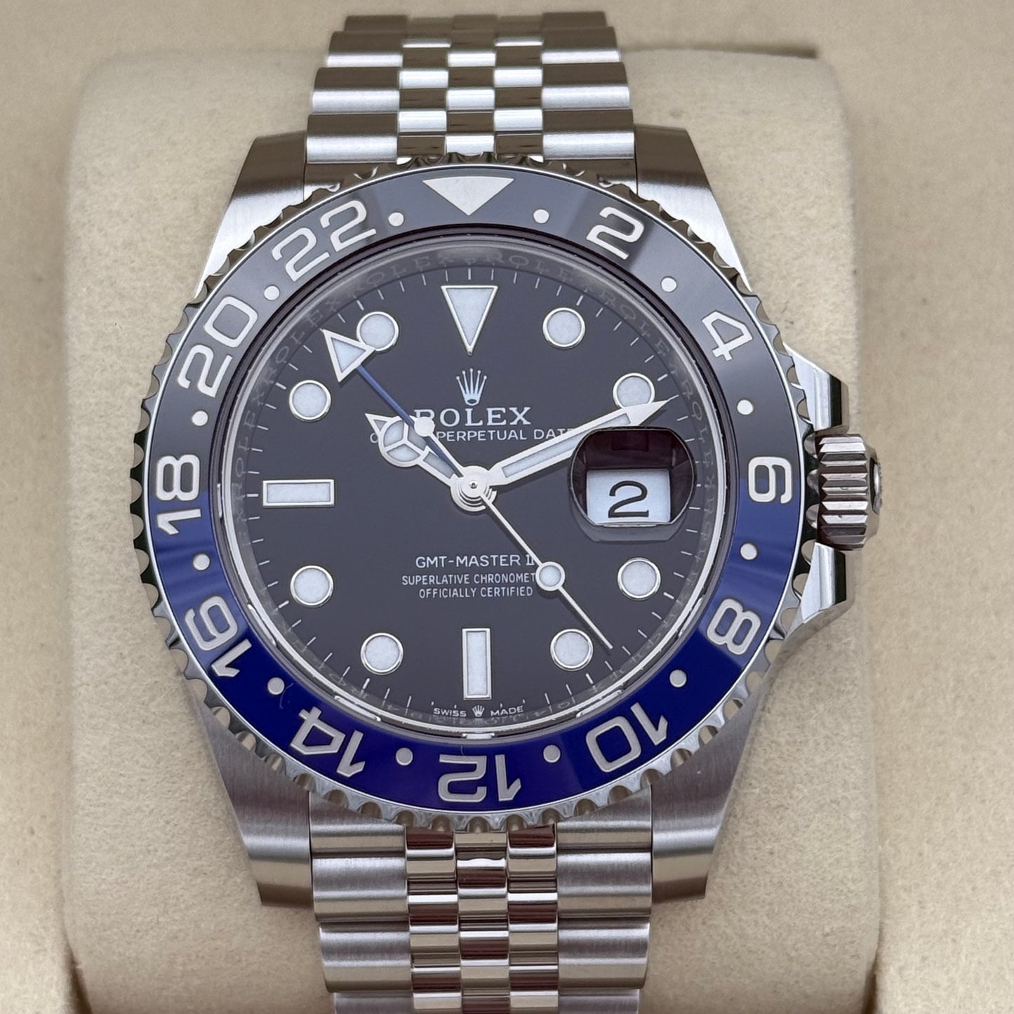 Rolex GMT Master II „Batgirl“ ungetragen
