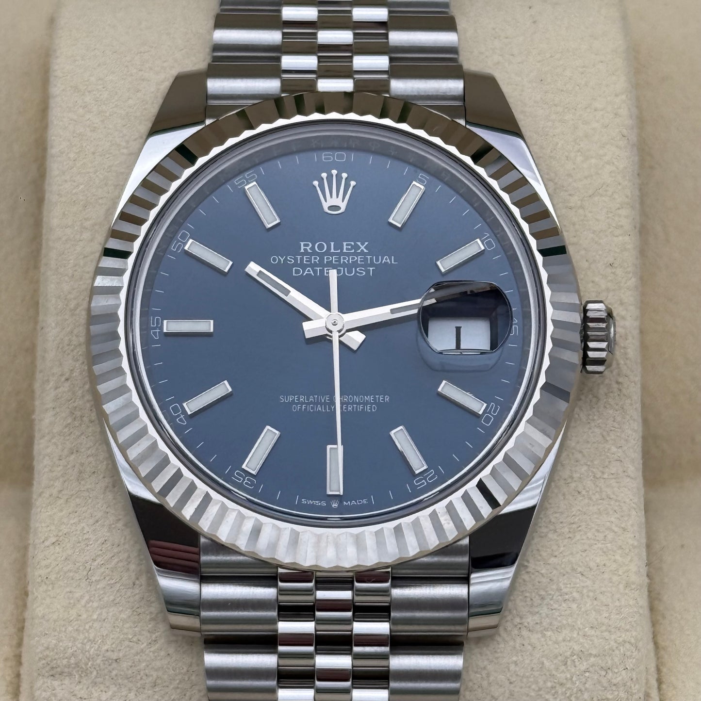 Datejust 41, jubilee, ungetragen