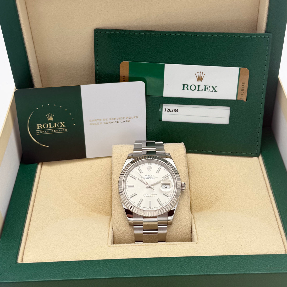 Datejust 41 „Frischer Rolex Service“