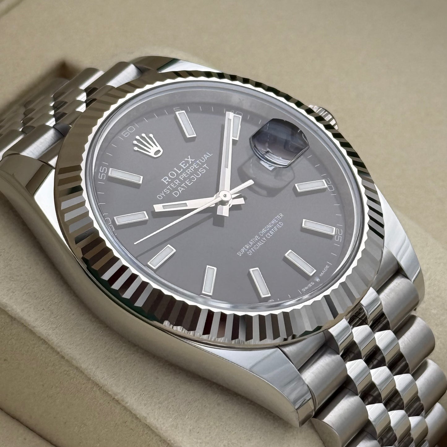 Datejust 41, jubilee, ungetragen