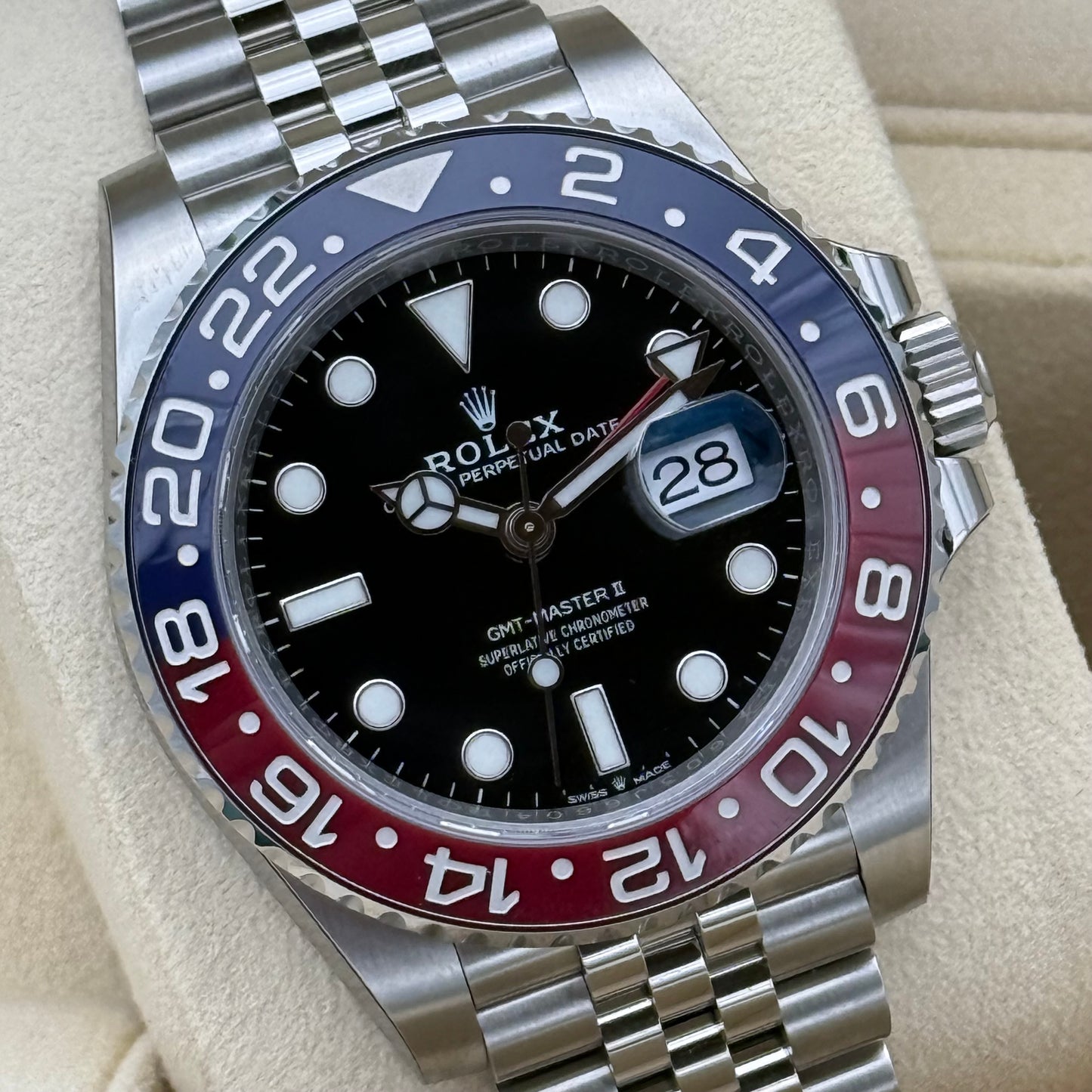 Rolex GMT Master II „Pepsi“ MK1 verklebt
