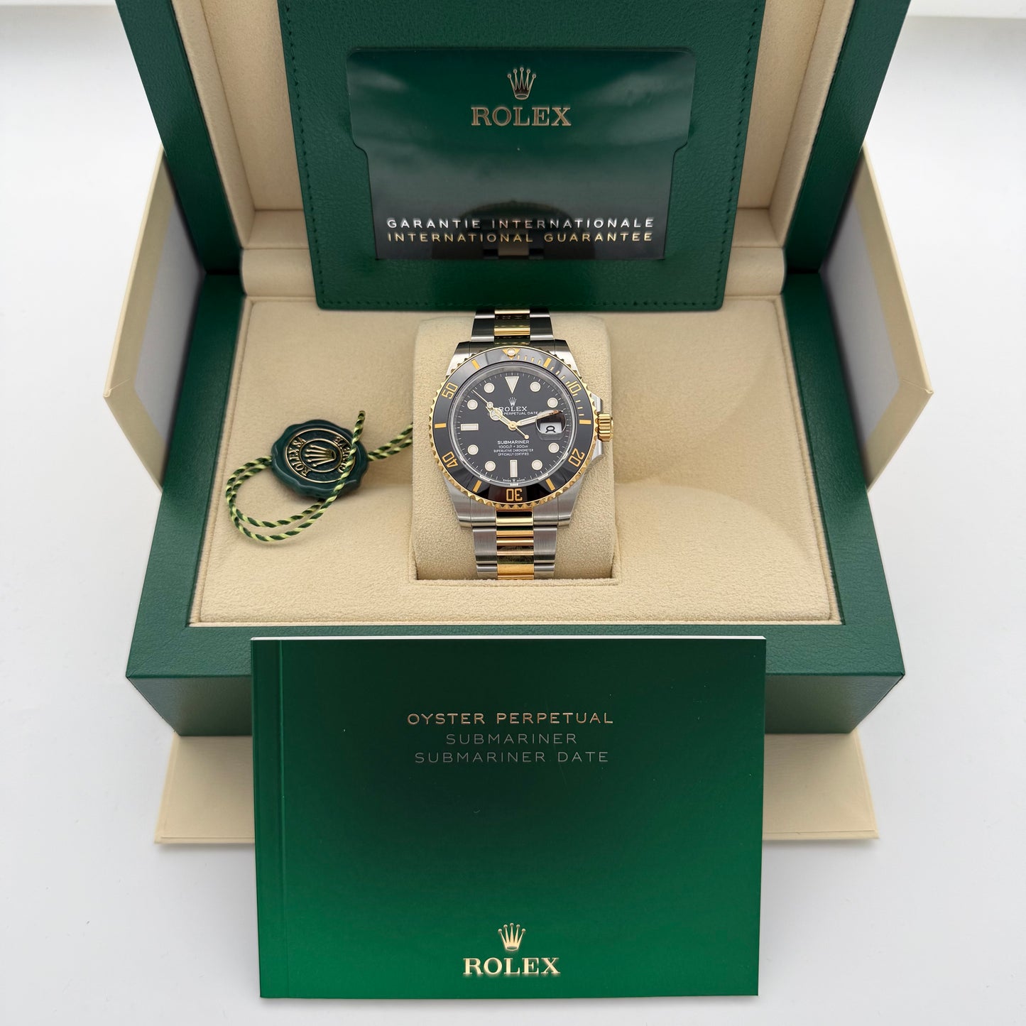 Submariner Date 41, Stahlgold