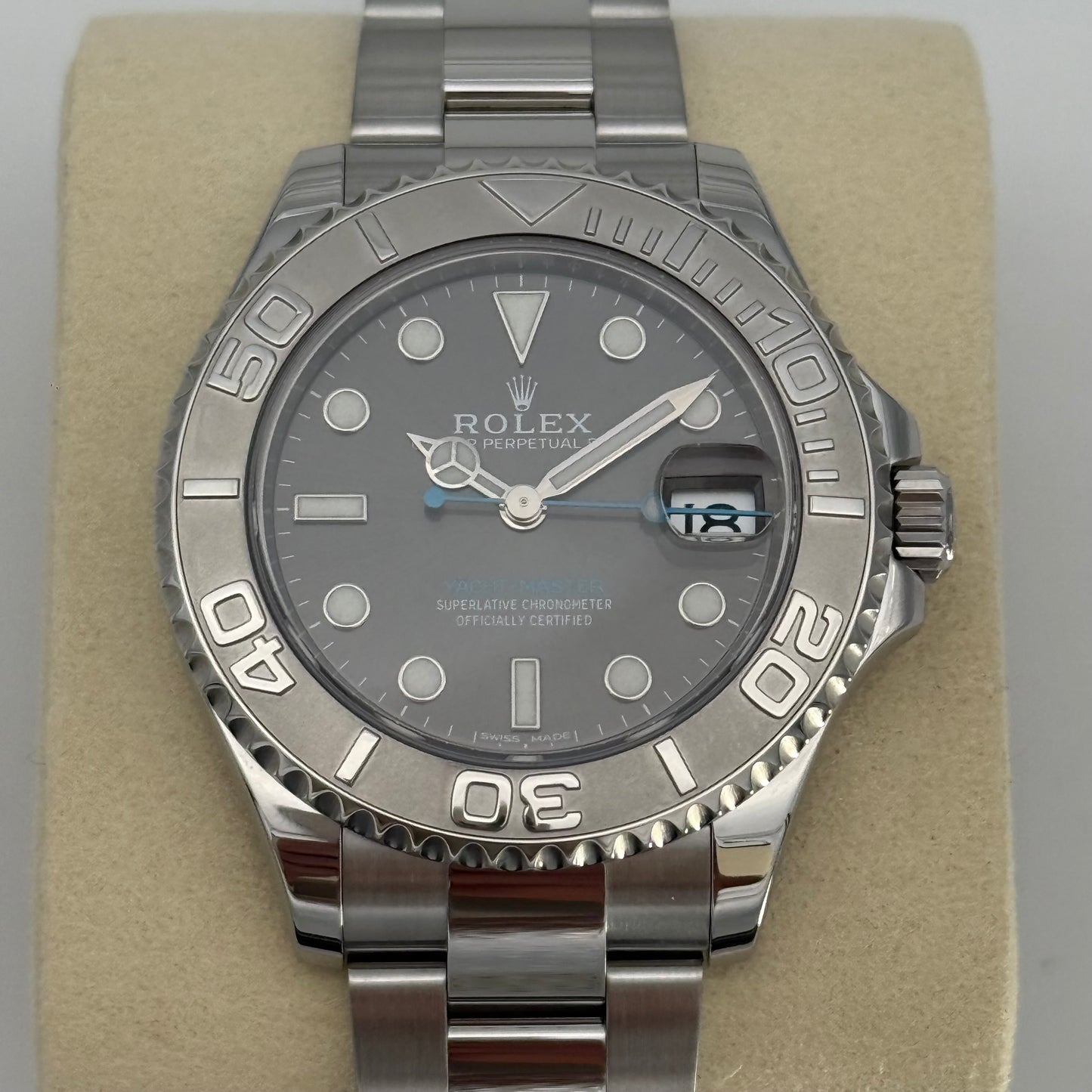 Rolex Yachtmaster 37, Rhodium