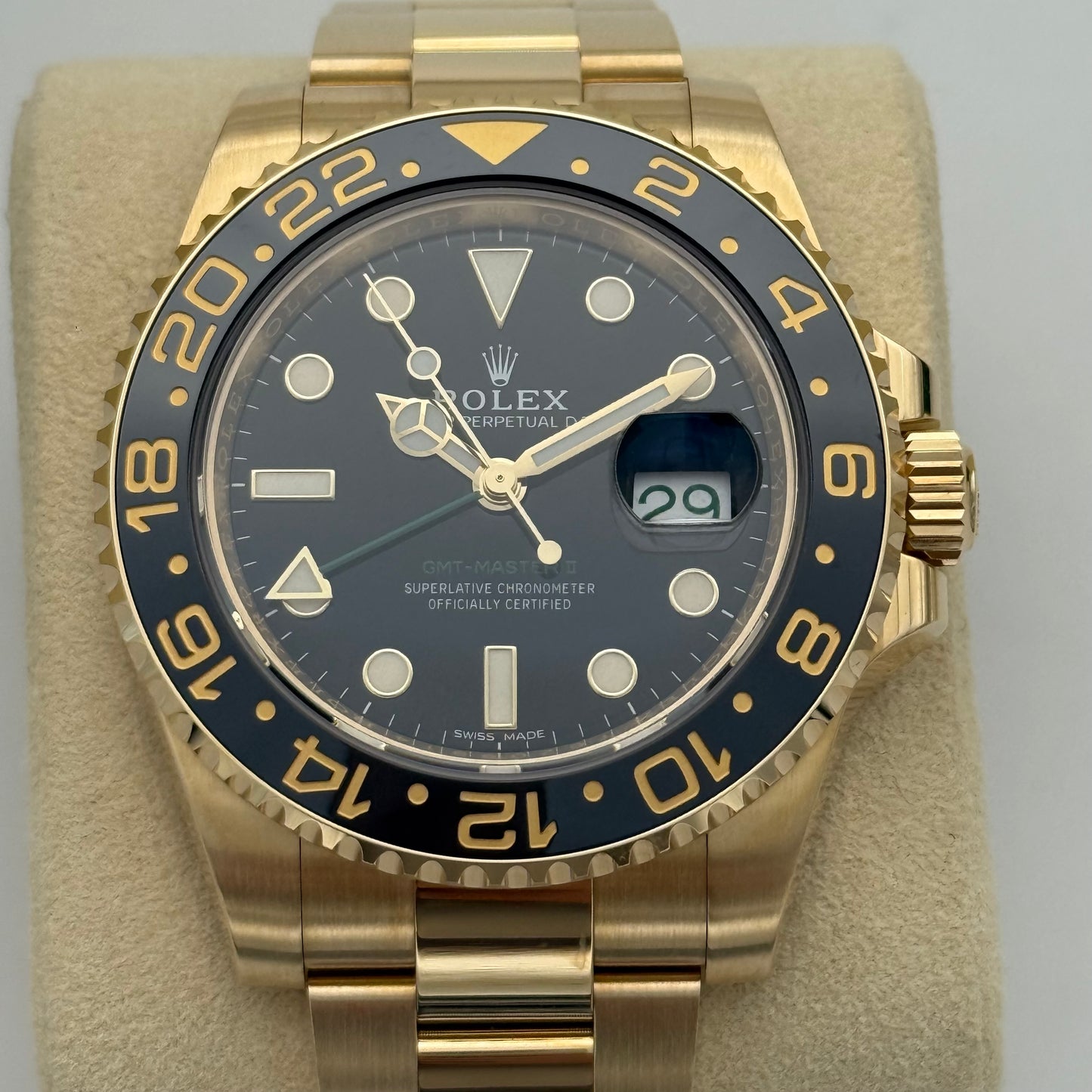 GMT Master II Vollgold, ungetragen