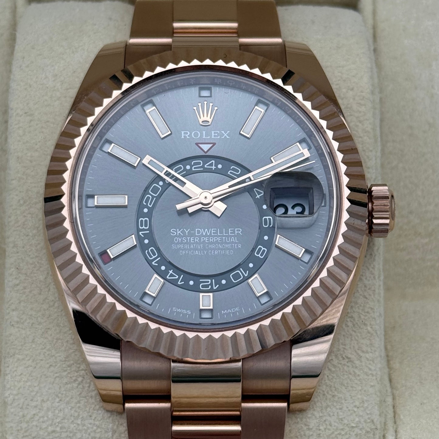 Sky Dweller Roségold, Rhodium