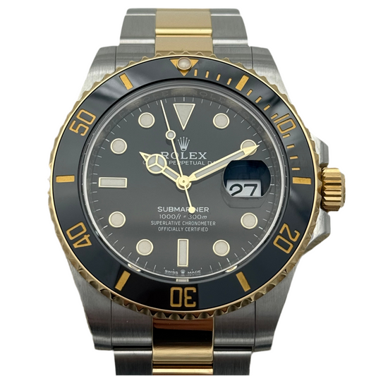 Submariner Date 41, Stahlgold