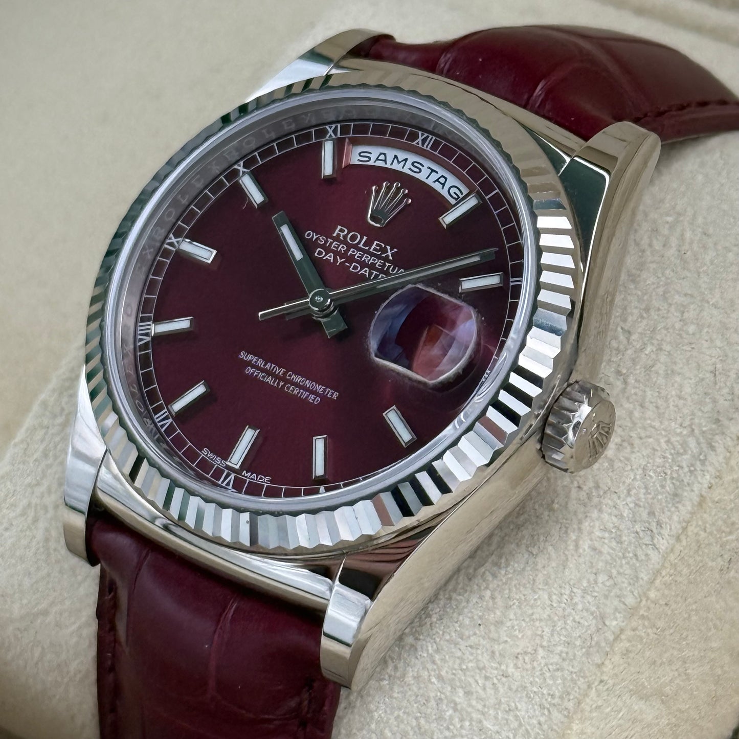Day Date 36 „Cherry Dial“