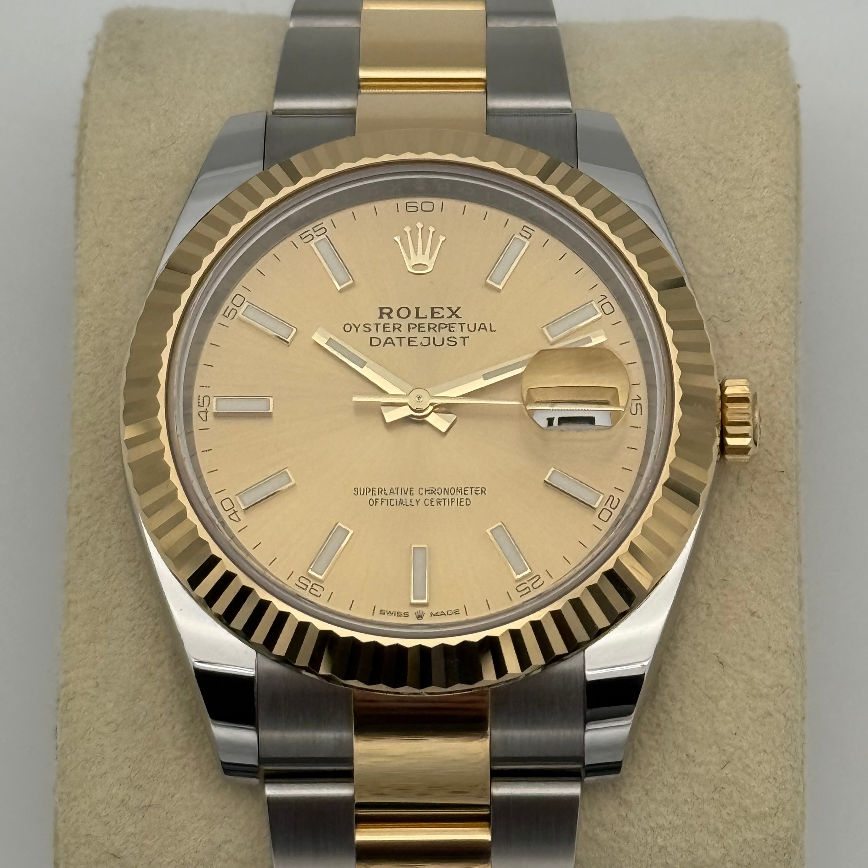 Datejust 41, Stahlgold, like new