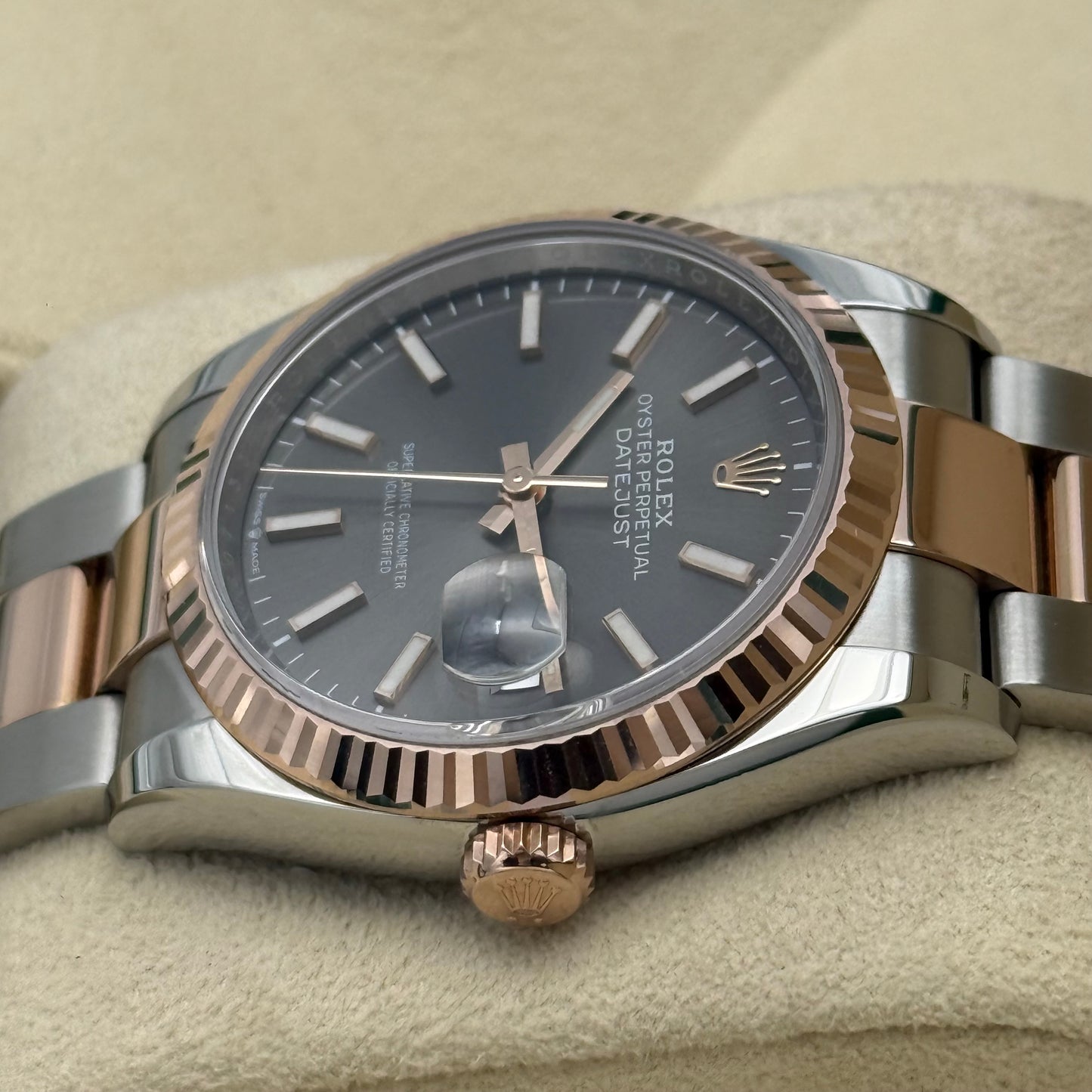 Datejust 36, Stahlrosegold