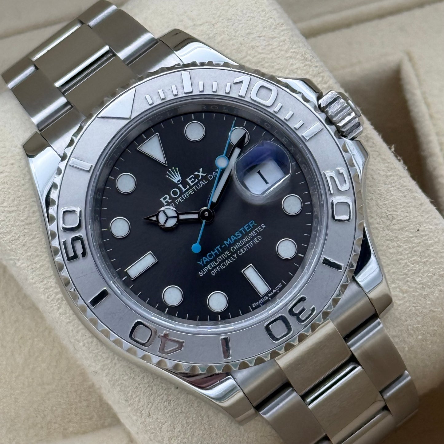 Yachtmaster 40, Rhodium